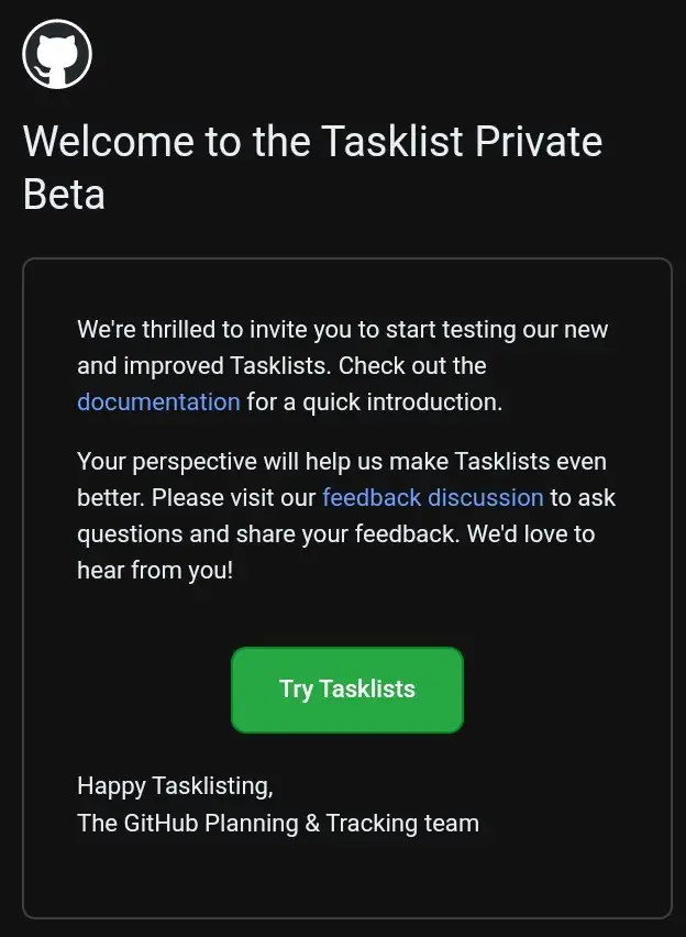 github-tasklist