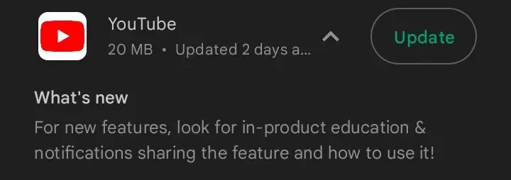yt-update